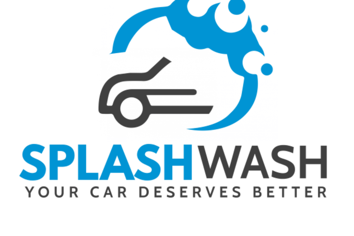 Copy of blue and grey car wash logo template design